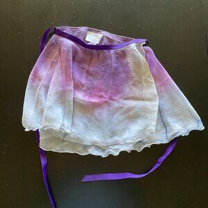 Ombre wrap skirt